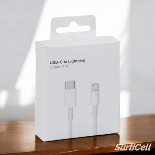 Cable para iPhone USB-C a Lightning Original (1 Año de Garantía)