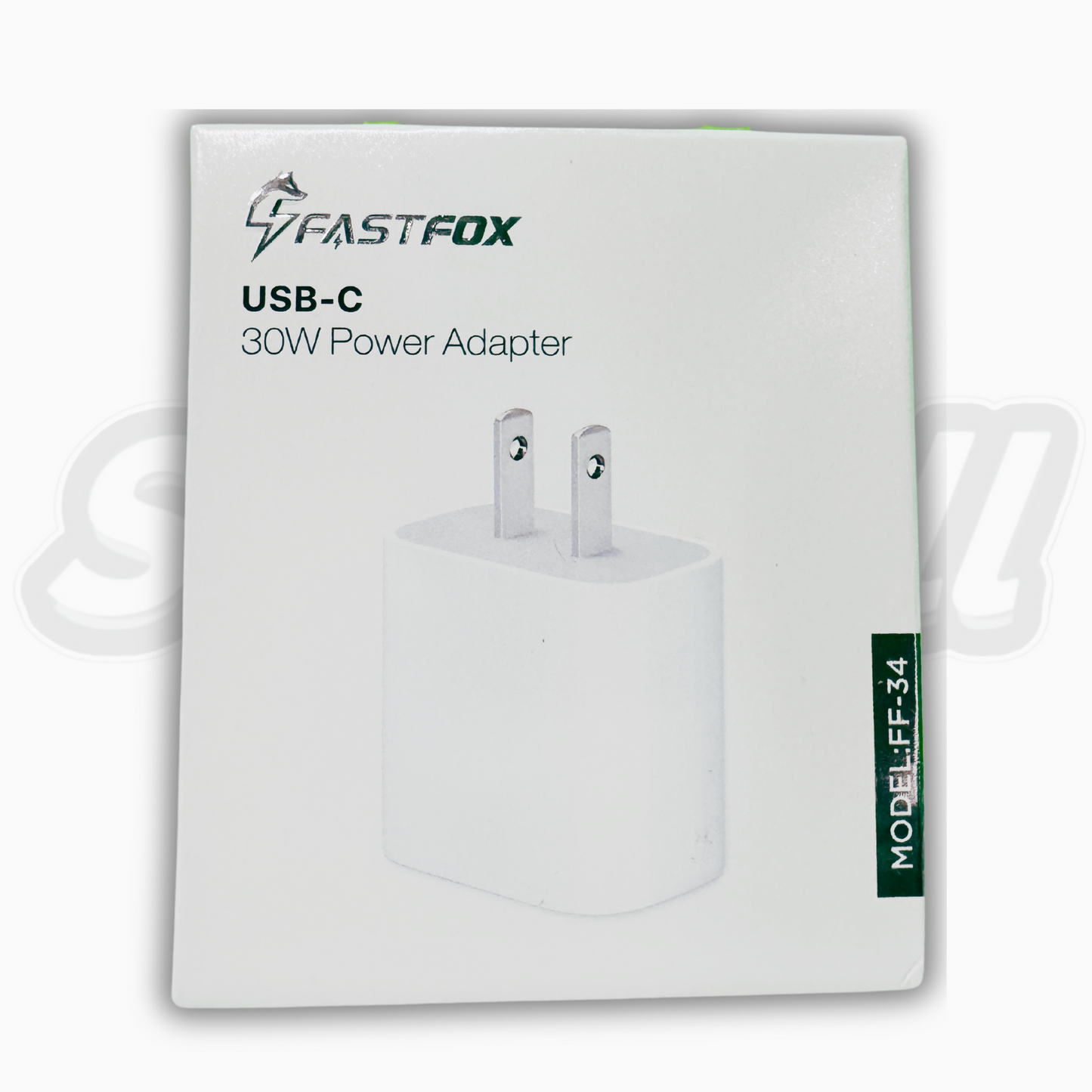 ADAPTADOR IPHONE 30W DE CARGA FASTFOX IOS TIPO C 30W FF-34C